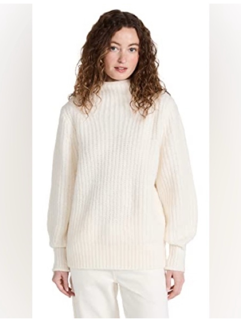 Madewell Loretto Mockneck
Pullover Wool Blend Sweater